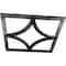 Ekena Millwork Statesman Architectural Grade PVC Pierced Medallion, 22"OD x 14 1/8"ID x 3/4"P, Antiqued Pewter CMPP22X22STAPW - alternate 4